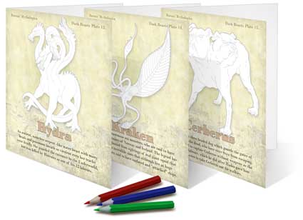 colour in mythical beasts