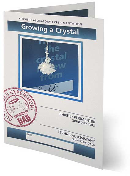 Salt crystal booklet