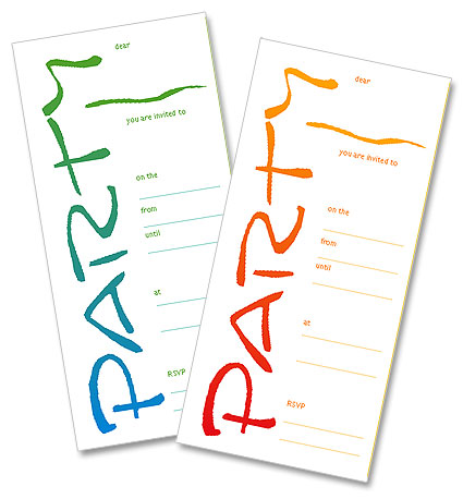 dadcando fun party invitations Chic