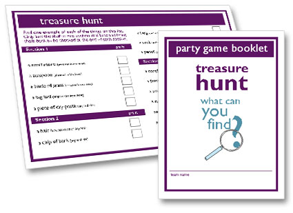 dadcando treasure hunt kids party game