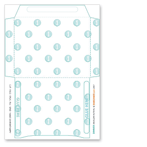 quarter fold envelope