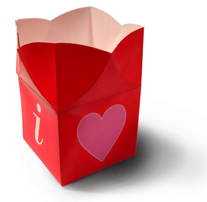 Make your own beautiful pop up box open