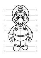 How to draw Mario step 6
