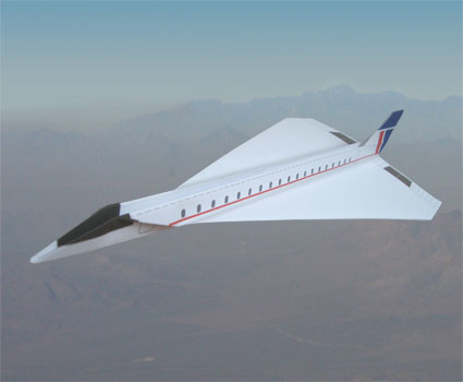 Concorde paper plane