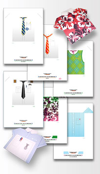 making paper shirt array