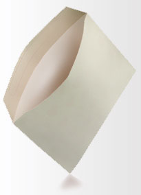 Homemade envelope plain inside