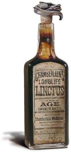 long life linctus bottle, dragon stopper
