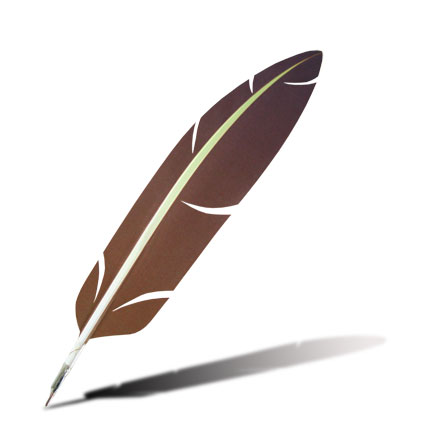 a quill pen